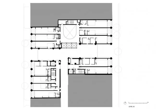 BIM建筑|弧形高层公寓 / 高田浩一建筑事务所