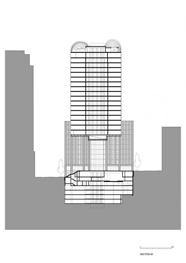 BIM建筑|弧形高层公寓 / 高田浩一建筑事务所