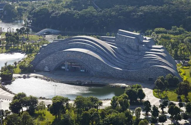BIM建筑|柳州奇石展览馆丨天津年夜学建筑计划设计研讨总院，张华传授工作室