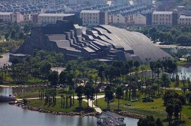 BIM建筑|柳州奇石展览馆丨天津年夜学建筑计划设计研讨总院，张华传授工作室