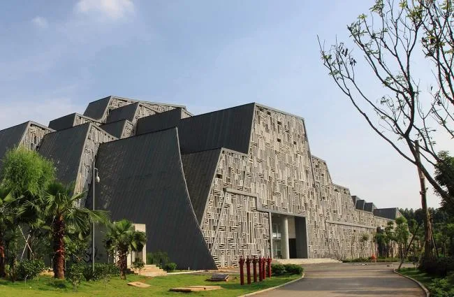 BIM建筑|柳州奇石展览馆丨天津年夜学建筑计划设计研讨总院，张华传授工作室