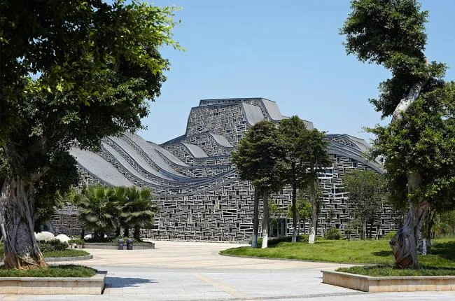 BIM建筑|柳州奇石展览馆丨天津年夜学建筑计划设计研讨总院，张华传授工作室