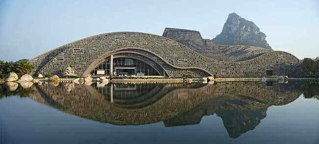 BIM建筑|柳州奇石展览馆丨天津年夜学建筑计划设计研讨总院，张华传授工作室