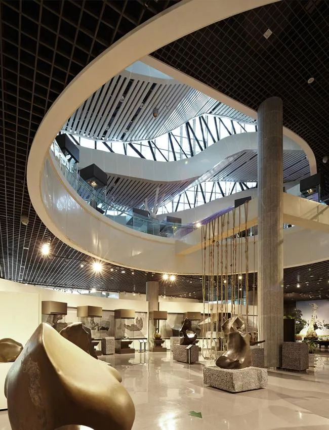 BIM建筑|柳州奇石展览馆丨天津年夜学建筑计划设计研讨总院，张华传授工作室
