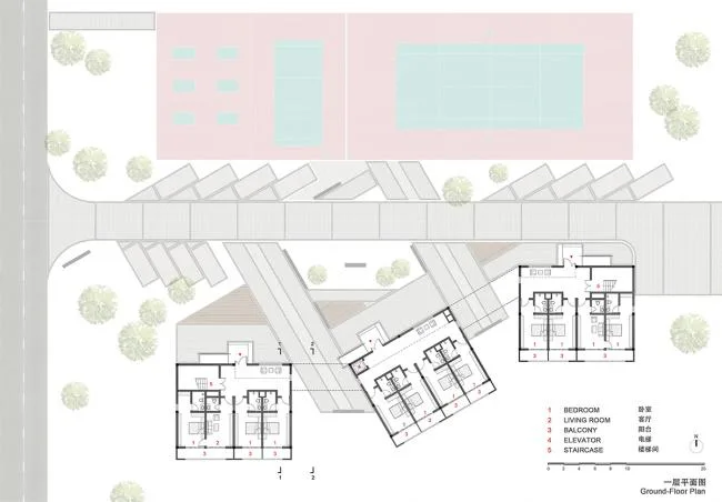BIM建筑|植物园专家公寓，景致取景器丨土木石建筑设计事务所