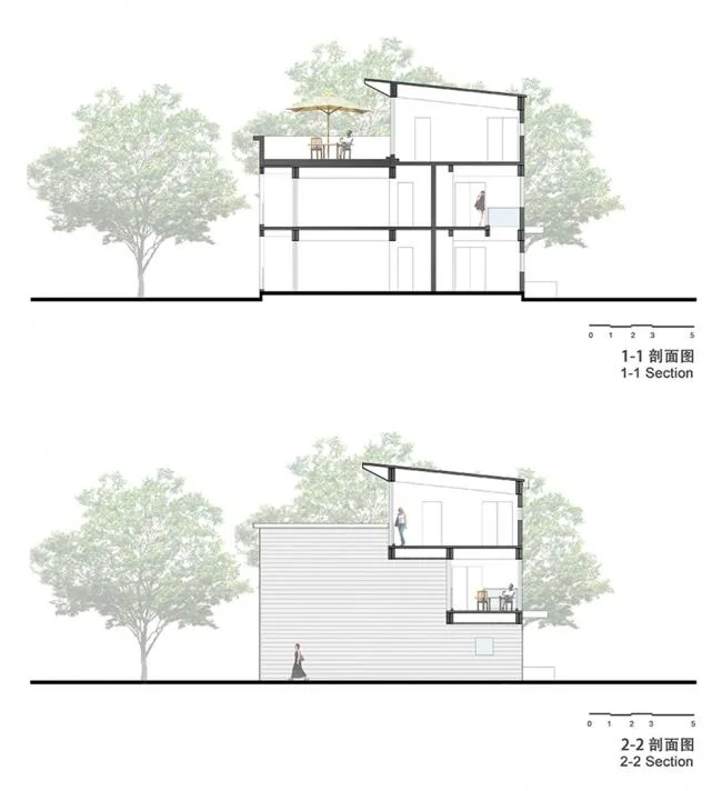 BIM建筑|植物园专家公寓，景致取景器丨土木石建筑设计事务所