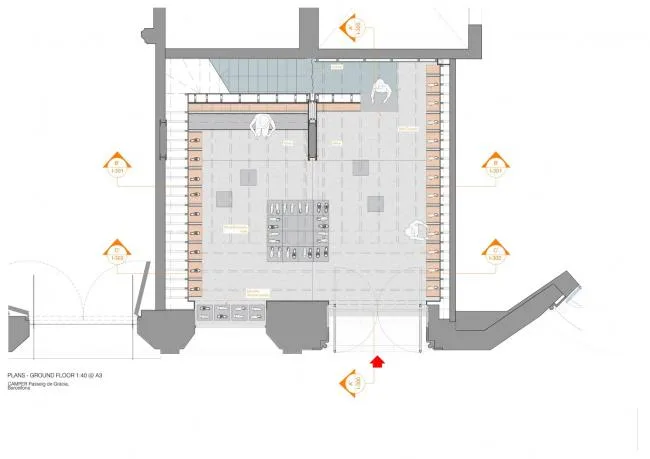 BIM建筑|Camper 专卖店 / 隈研吾建筑都会设计事务所
