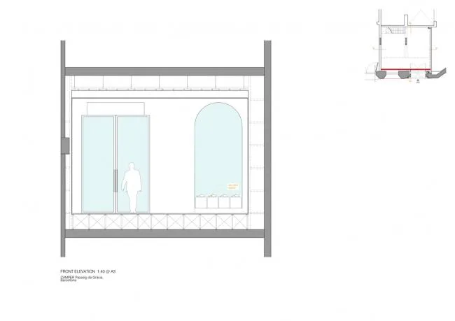 BIM建筑|Camper 专卖店 / 隈研吾建筑都会设计事务所