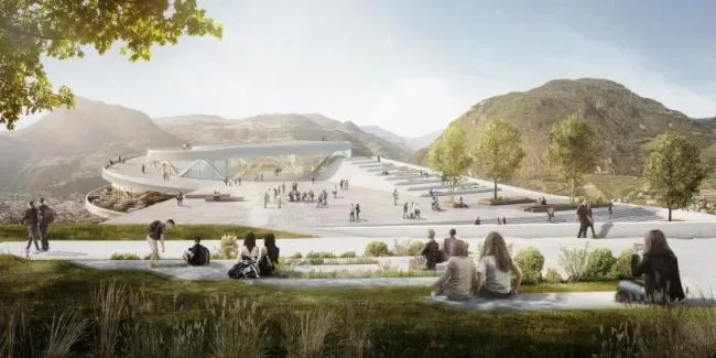 BIM建筑|Snøhetta新作：依山就势，连绵升沉的博尔扎诺新博物馆园区