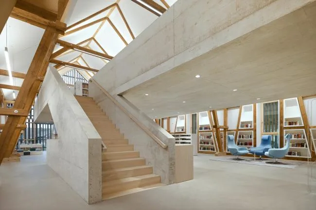 BIM建筑|拥有汗青感的谷仓秒变简练高雅的藏书楼——德国改革Steimle Architekten 项目