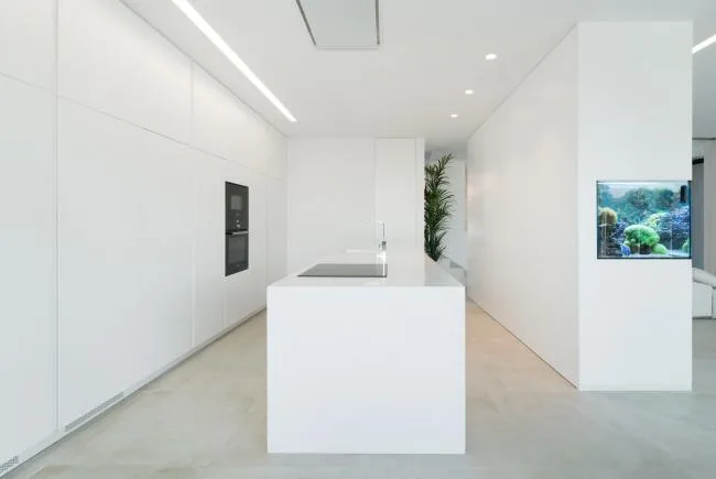 BIM建筑|年夜简至繁，横条纹也能小清爽的西班牙水族馆室第