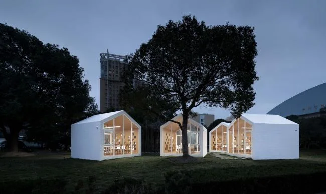 BIM建筑|80㎡ 校园草舆图书馆 / Yuan Architects