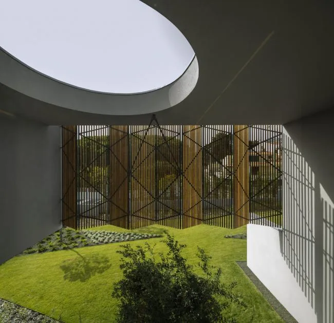 BIM建筑|如帘幕轻轻拉上：葡萄牙Beloura House IV室第