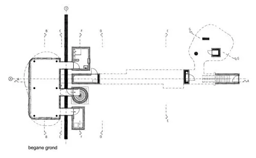 BIM建筑|多年后一个被抛弃设计的更生，一面巨墙朋分的立体室第 / Wall House 2