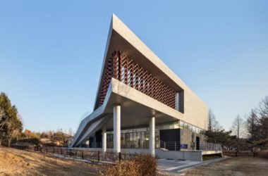 BIM建筑|光影斑驳，影随风动：韩国木材博物馆-BIM建筑网