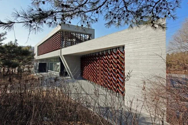 BIM建筑|光影斑驳，影随风动：韩国木材博物馆