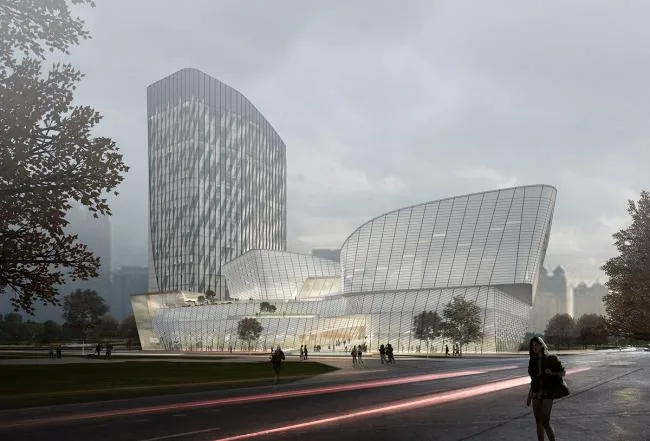 BIM建筑|加拿年夜MCM计划建筑设计事务所（北京）颁布成都交子艺术中间计划