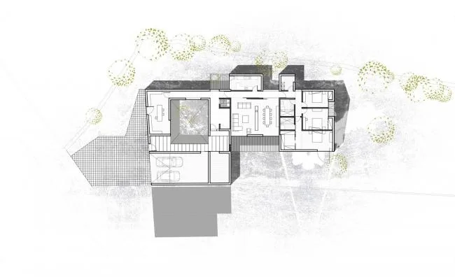BIM建筑|延展之景，清幽之家 / DRK.Architects
