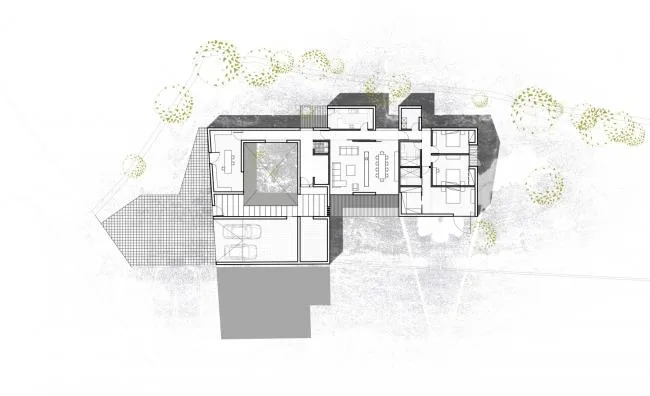 BIM建筑|延展之景，清幽之家 / DRK.Architects