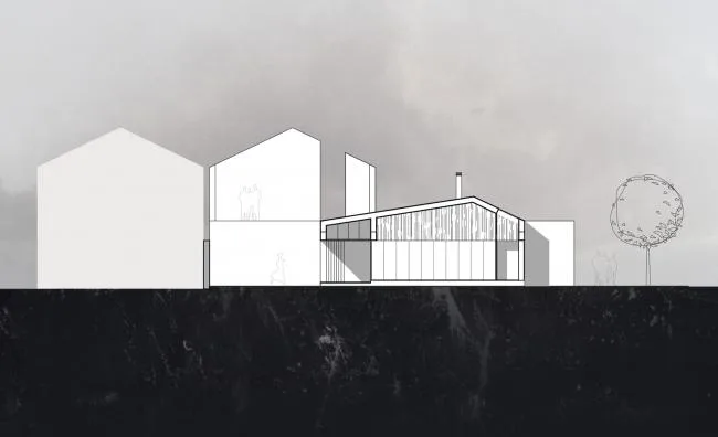 BIM建筑|延展之景，清幽之家 / DRK.Architects