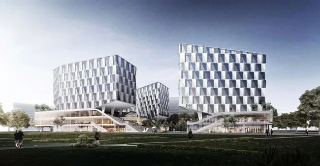 BIM建筑|鲸鱼来袭丨零壹城市揭晓个推总部设计
