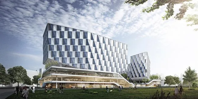 BIM建筑|鲸鱼来袭丨零壹城市揭晓个推总部设计