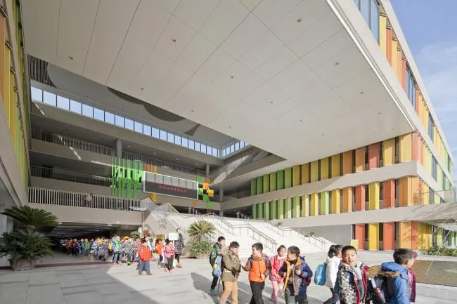 BIM建筑|垂直书院——姑苏科技城试验小学设计 / 年夜正+致正建筑事务所