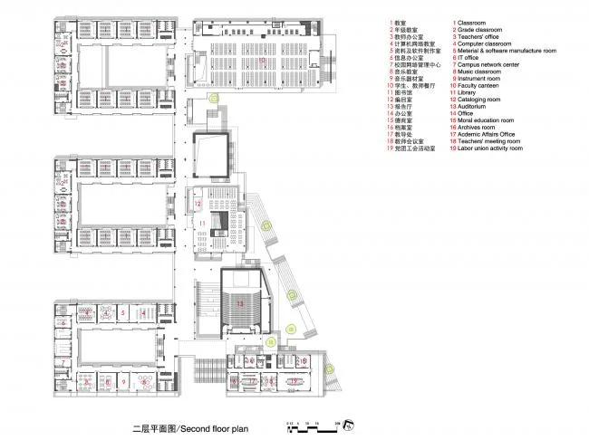 BIM建筑|垂直书院——姑苏科技城试验小学设计 / 年夜正+致正建筑事务所