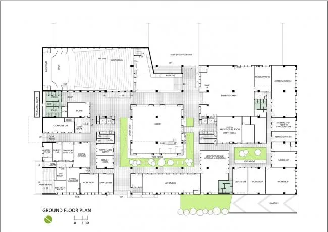 BIM建筑|宏大的排挤平台带来的多元可能性 / 维查雅瓦达计划与建筑学院研讨所
