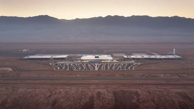 BIM建筑|苍莽戈壁中的一片白色蘑菇岩：以色列蒂姆纳国际机场
