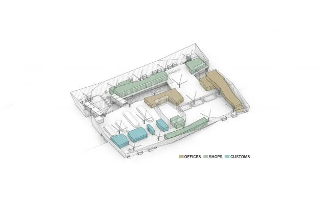 BIM建筑|苍莽戈壁中的一片白色蘑菇岩：以色列蒂姆纳国际机场