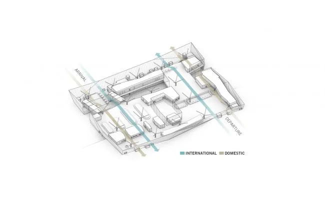 BIM建筑|苍莽戈壁中的一片白色蘑菇岩：以色列蒂姆纳国际机场