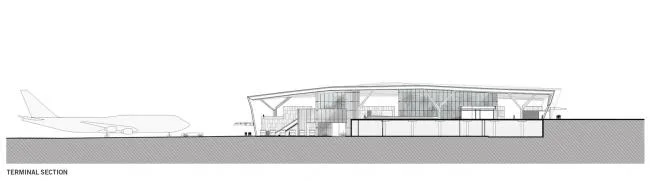 BIM建筑|苍莽戈壁中的一片白色蘑菇岩：以色列蒂姆纳国际机场