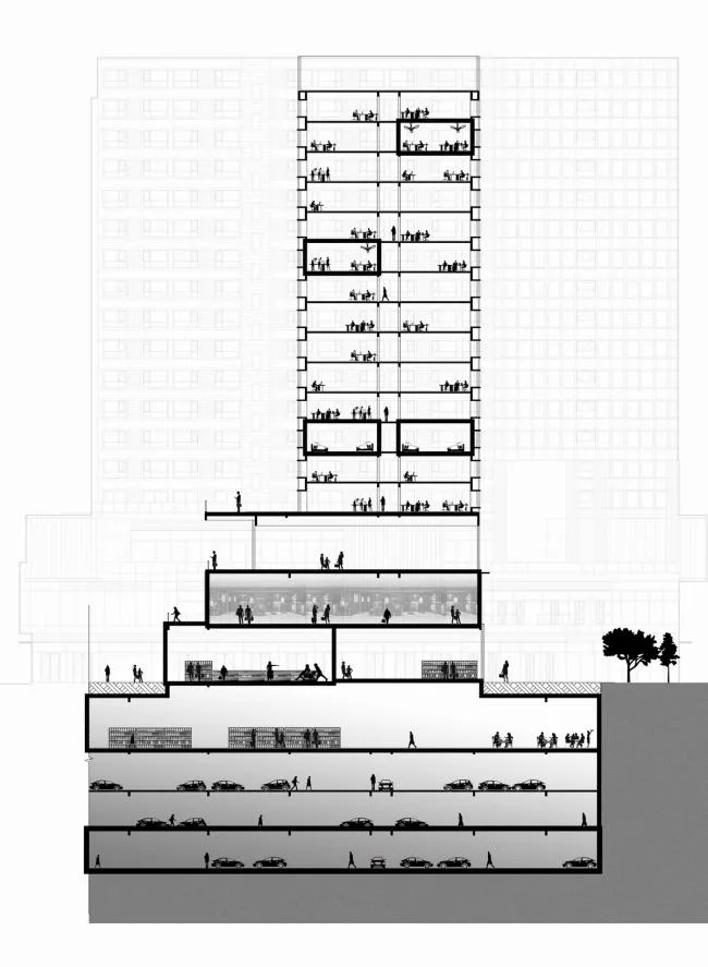 BIM建筑|活动的空间系统——成都昌鑫青羊万和中间 / 成执设计