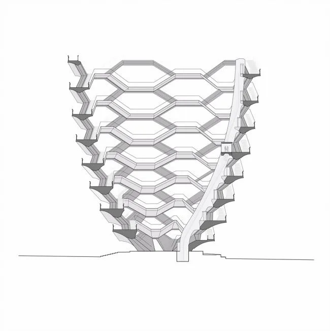 BIM建筑|纽约哈德逊广场‘Vessel’ | Heatherwick Studio