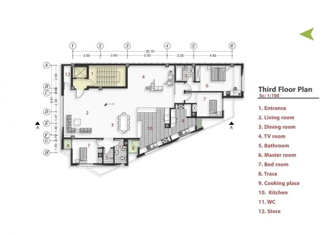 BIM建筑|如同被风化的粗粝岩石：阿维尼室第楼 | Heram建筑事务所