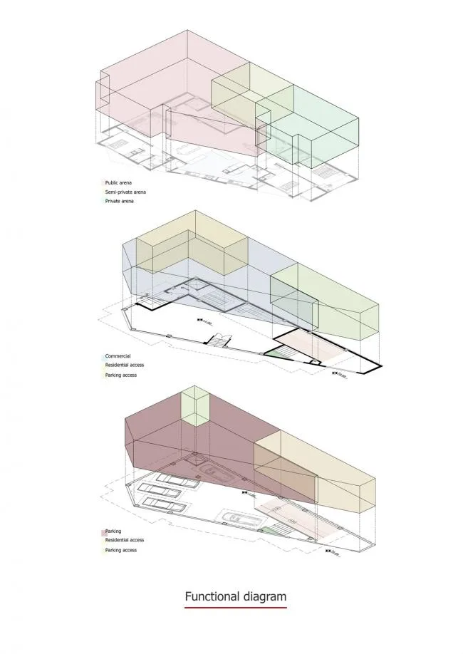 BIM建筑|如同被风化的粗粝岩石：阿维尼室第楼 | Heram建筑事务所