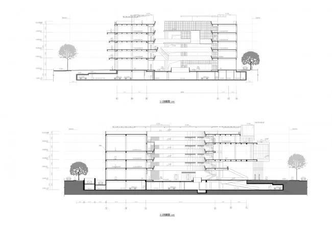 BIM建筑|二沙文立方: 一座垂直的街道美术馆 / 扉建筑
