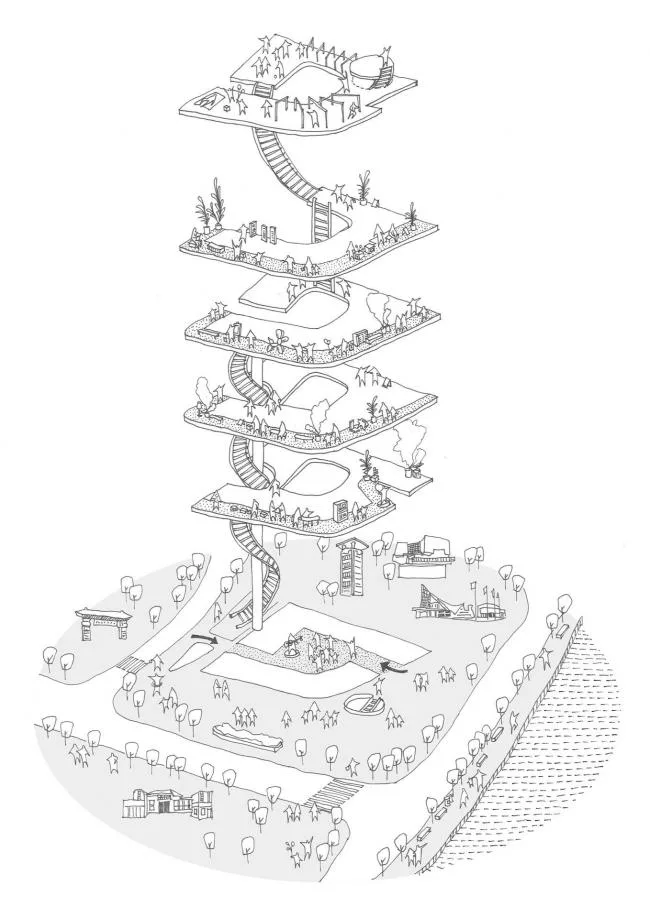 BIM建筑|二沙文立方: 一座垂直的街道美术馆 / 扉建筑