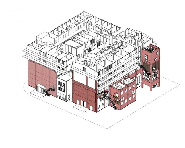 BIM建筑|北京首钢工舍智选沐日酒店“仓阁” / 中国建筑设计研讨院有限公司