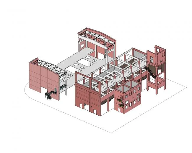 BIM建筑|北京首钢工舍智选沐日酒店“仓阁” / 中国建筑设计研讨院有限公司