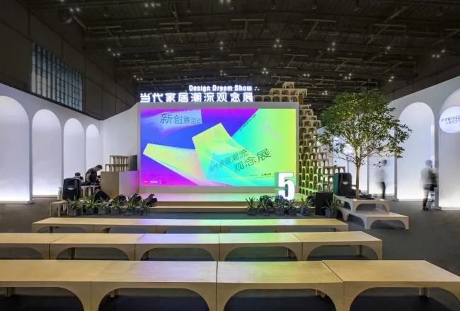 BIM建筑|由家具组成的创意天然空间——2018DDS展览 / TOWO堂晤设计