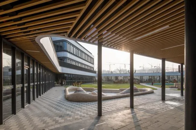 BIM建筑|漂浮的乐土——杭州市浪潮幼儿园 / GLA建筑设计