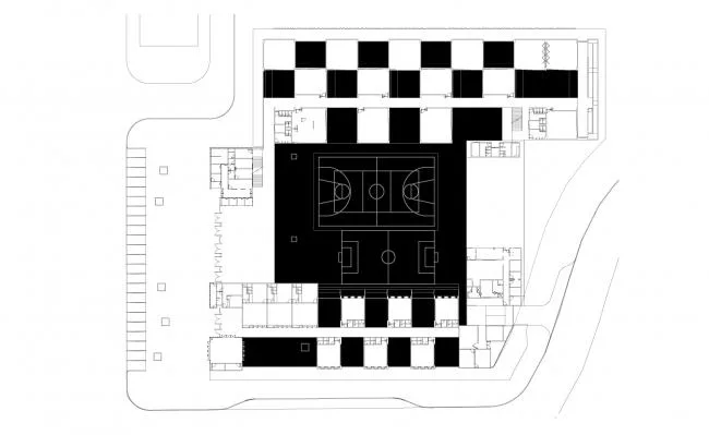 BIM建筑|天井中的黉舍，黉舍中的天井：哥伦比亚中小黉舍