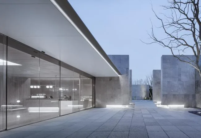BIM建筑|水与石的江南光影——常州旭辉铂悦天宁生涯艺术馆 / 水石设计