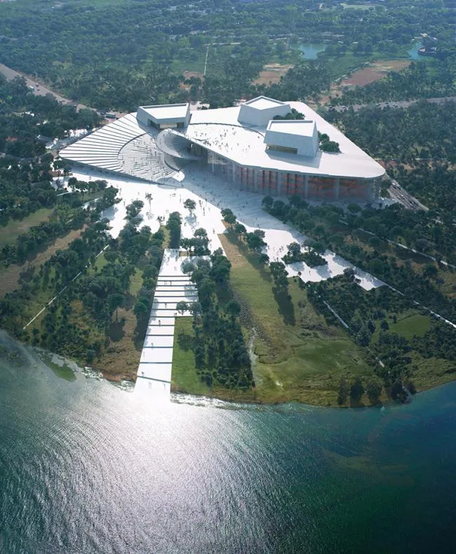BIM建筑|Snøhetta 颁布上海年夜歌剧院计划，‘扇子’动态睁开在黄浦江岸