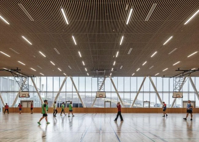 BIM建筑|BIG新作，仿佛峡湾上的漩涡：Glasir 学院