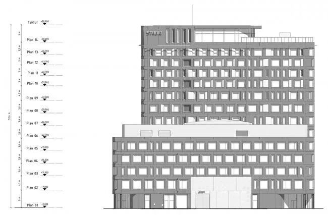 BIM建筑|仿佛停泊于岸边的巨型船只：马尔默口岸综合体 / SHL