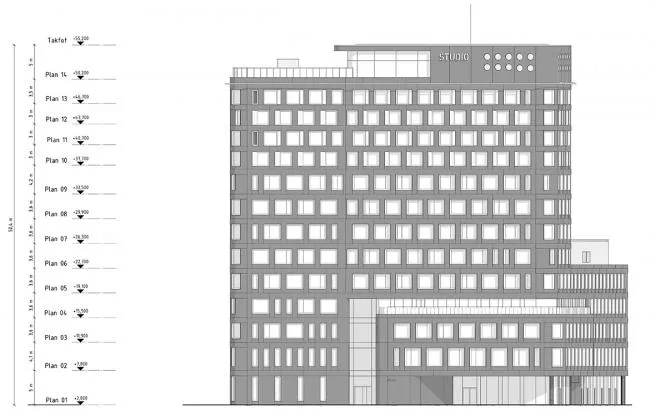BIM建筑|仿佛停泊于岸边的巨型船只：马尔默口岸综合体 / SHL