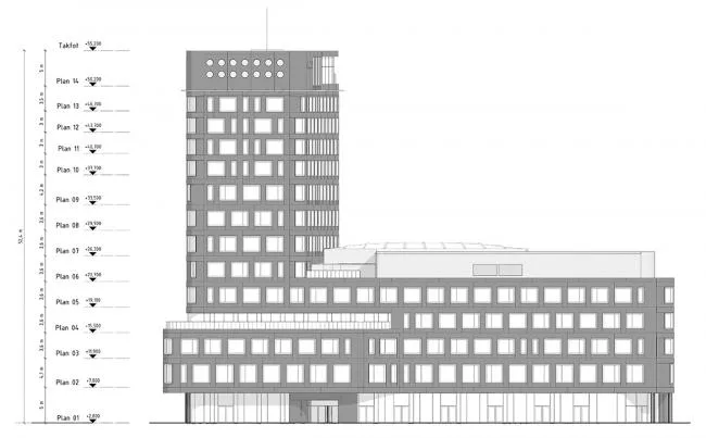 BIM建筑|仿佛停泊于岸边的巨型船只：马尔默口岸综合体 / SHL